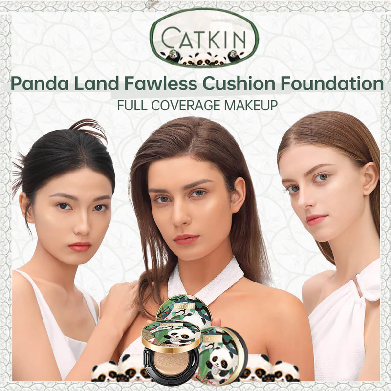 Panda Land Full Coverage Cushion Foundation with nourishing ingredients
