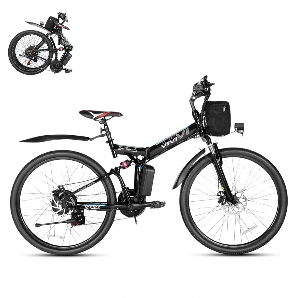 VIVI M026TGBUL Electric Bike Softail Folding Electric Mountain Bike